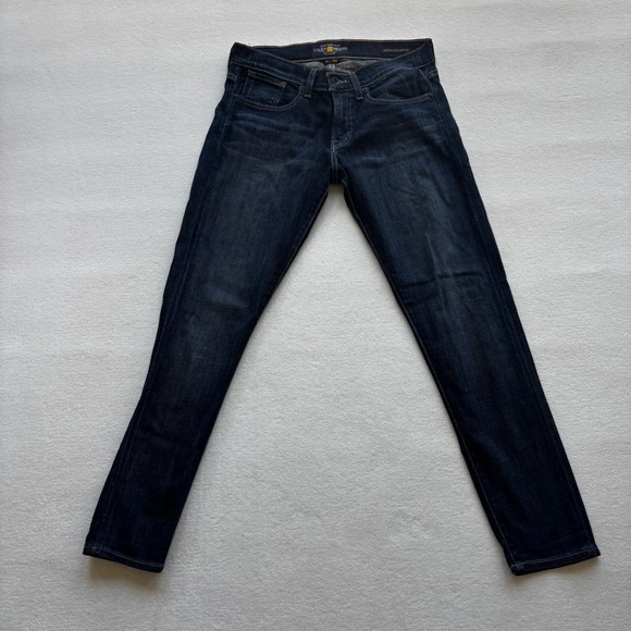 Lucky Brand Denim - Lucky Brand Sienna Cigarette Jeans Women 6/28 Dark Wash Indigo Slim Fit Denim